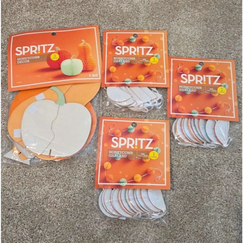 Spritz honeycomb garland & decor bundle